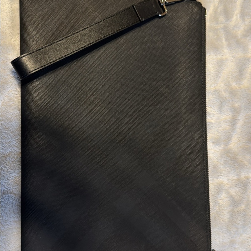 Burberry check wristlet
